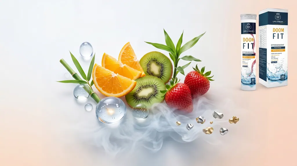 Doom Fit natural ingredients — vitamins, fruits and minerals